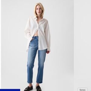 Gap cheeky straight high rise Jean 26